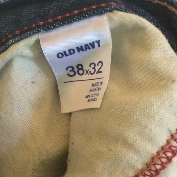 Old Navy blue jeans men pants loose S 38x32 - Picture 3 of 5